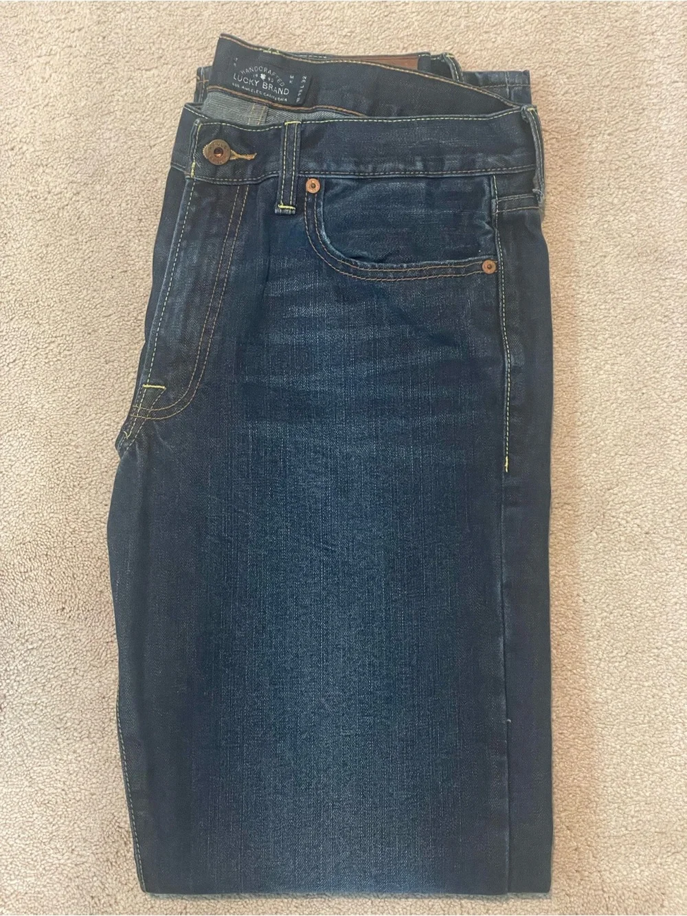 Lucky Brand Men’s 361 Vintage Straight Indigo Wash Jeans